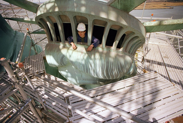 statue of liberty 1984 repairs